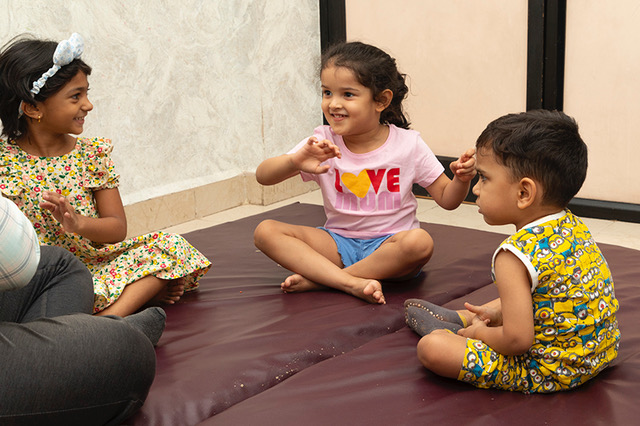 Children playing